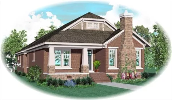 image of bungalow house plan 8544